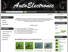 Tablet Screenshot of eshop.autoelectronic.cz